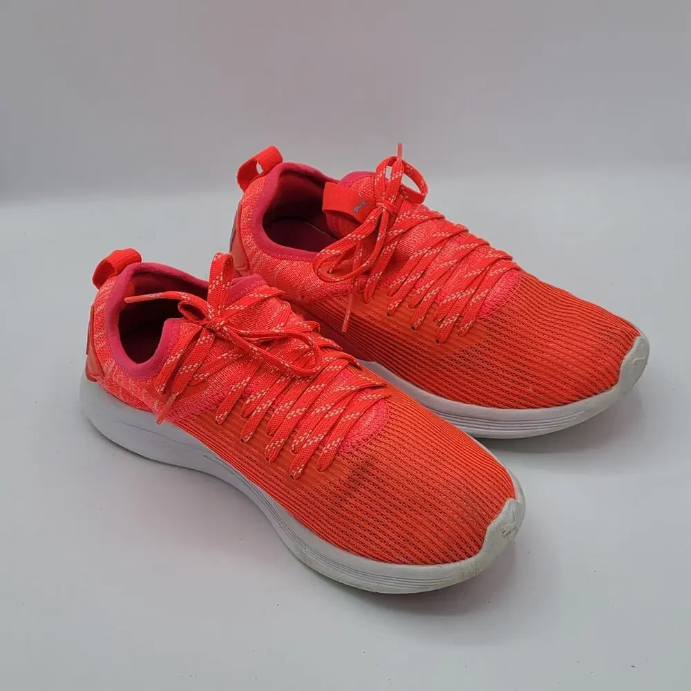 Puma Ignite Flash Evoknit pink coral women's size 6.5